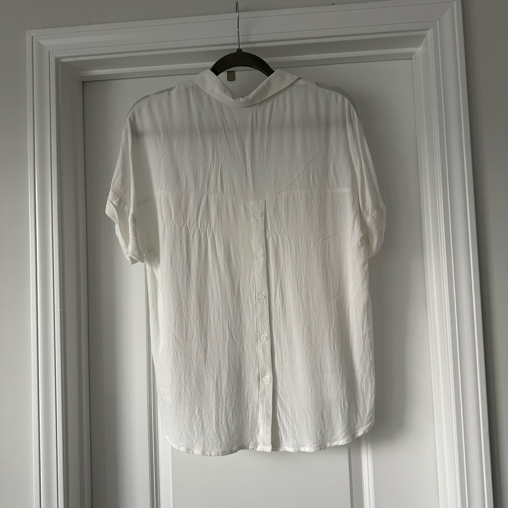 White Button Back Top - image 2